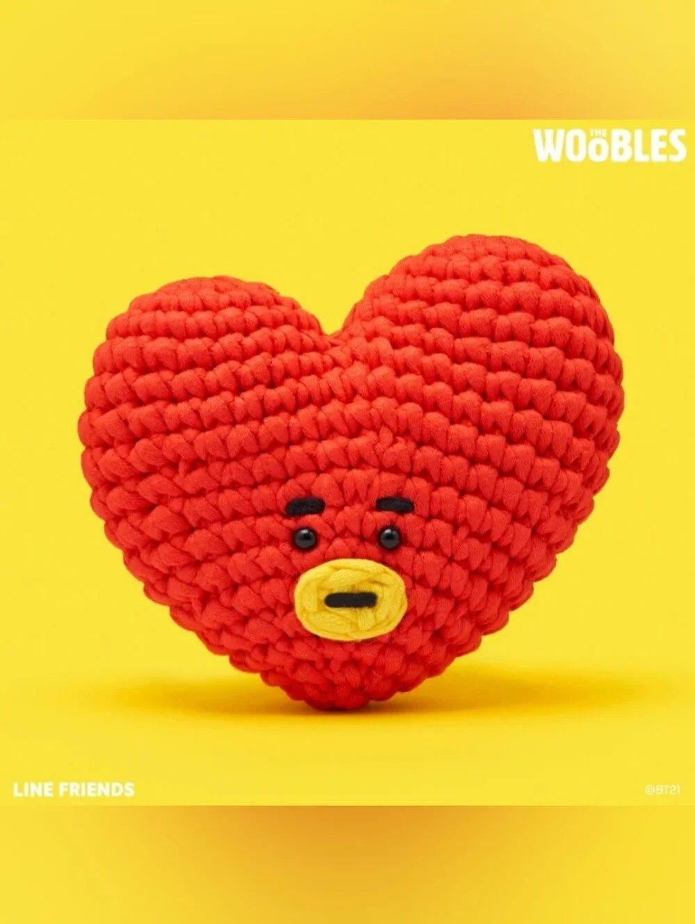 The Woobles TATA Learn to Crochet Kit, BTS collaboration, BT21